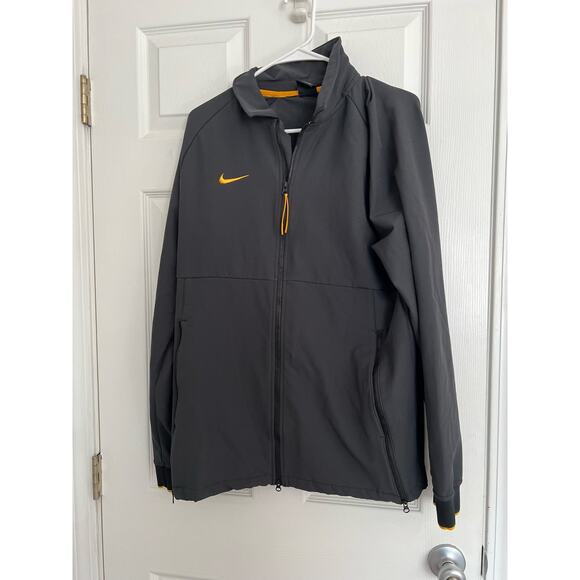 Nike Therma Midweight Jacket Gray and Yellow Sz: Medium - Picture 1 of 5